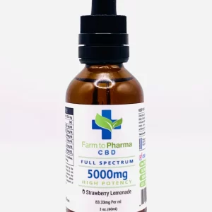 5000mg Full Spectrum 'Strawberry Lemonade'