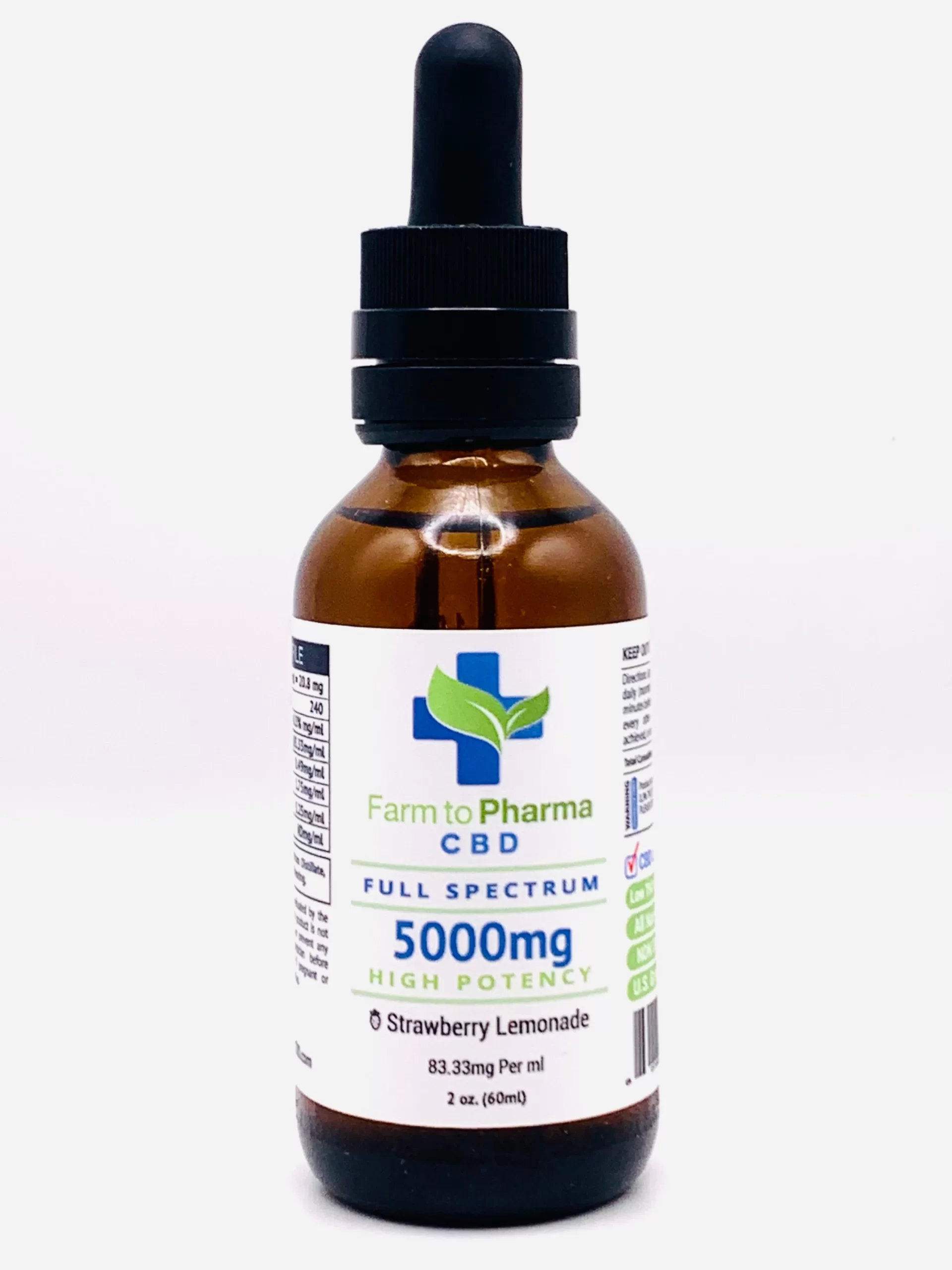 5000mg Full Spectrum 'Strawberry Lemonade'