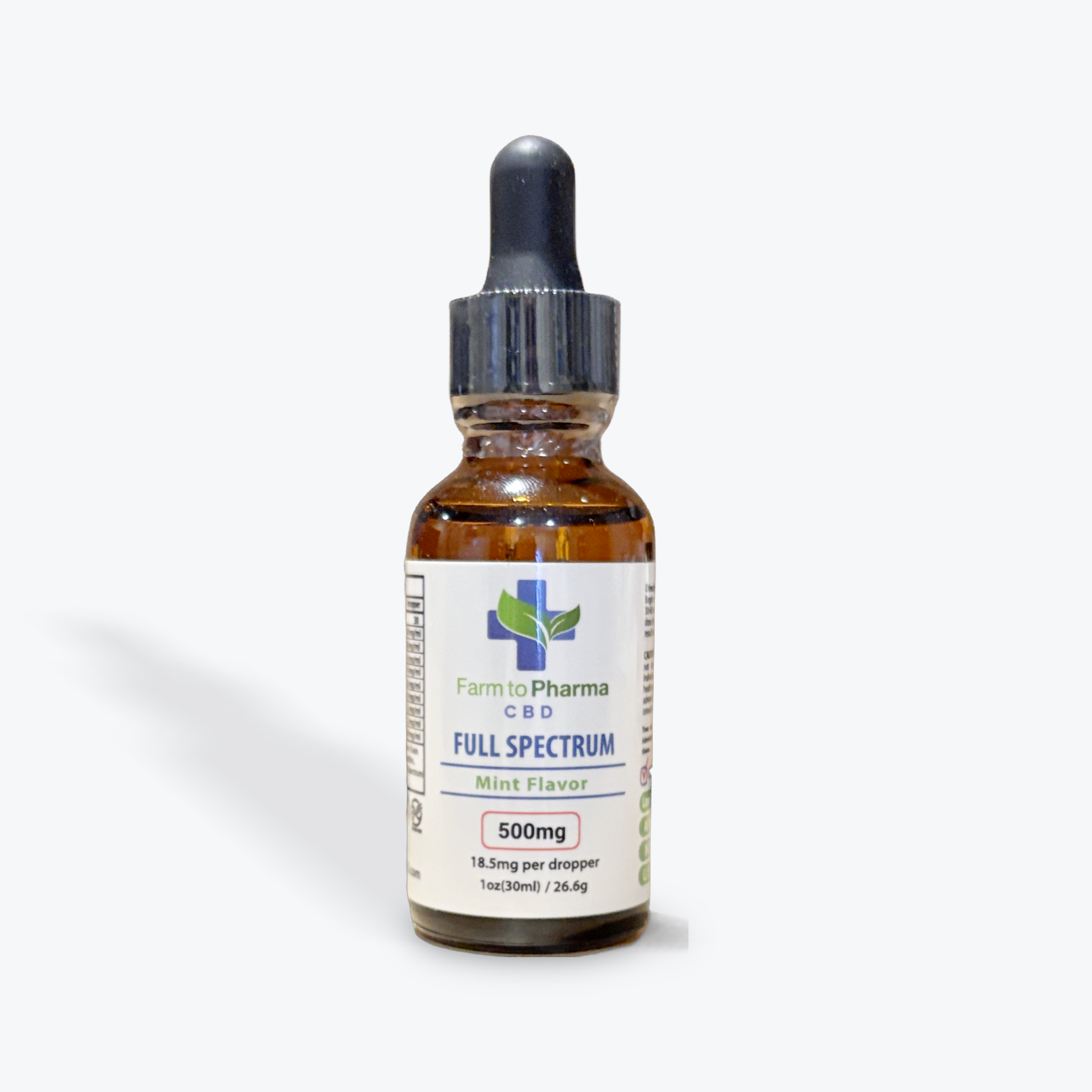 500mg Tincture Mint Terpene Enhanced